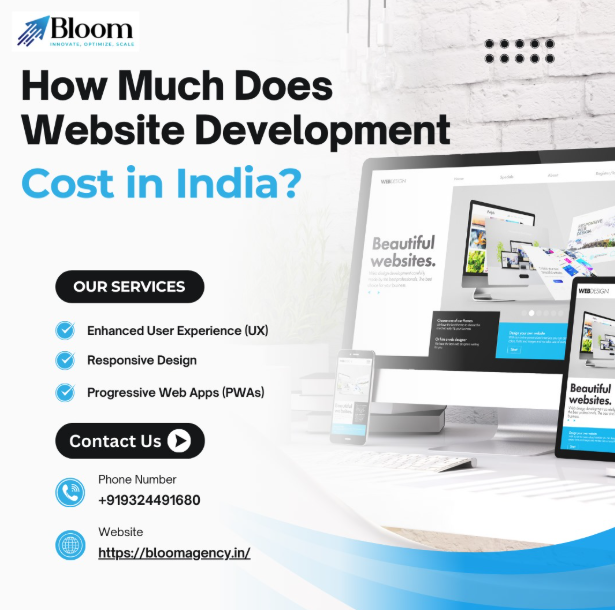 website development cost in India